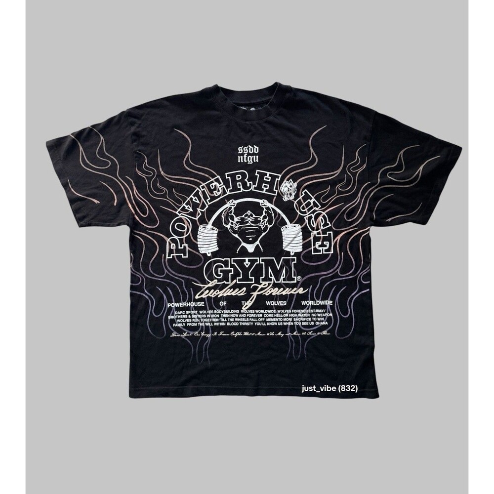 Darc Sport x Powerhouse Gym SSDD Light Your Fire Premium Tee Men’s Large NWOT